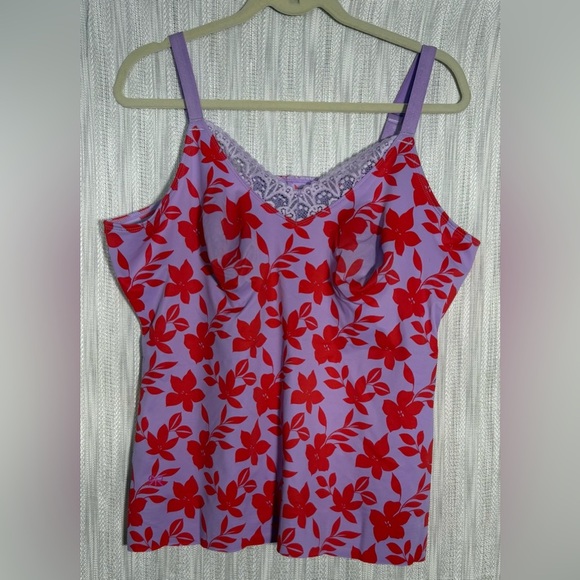 Ruby Ribbon Red Floral Camisole - Picture 1 of 3